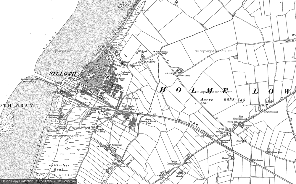 Old Map of Silloth, 1923 in 1923