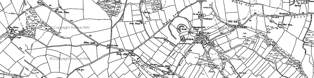 Old map of Simpson Cross in 1887