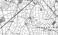 Old Map of Sinfin, 1881 - 1899