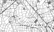 Old Map of Sinfin Moor, 1881 - 1899