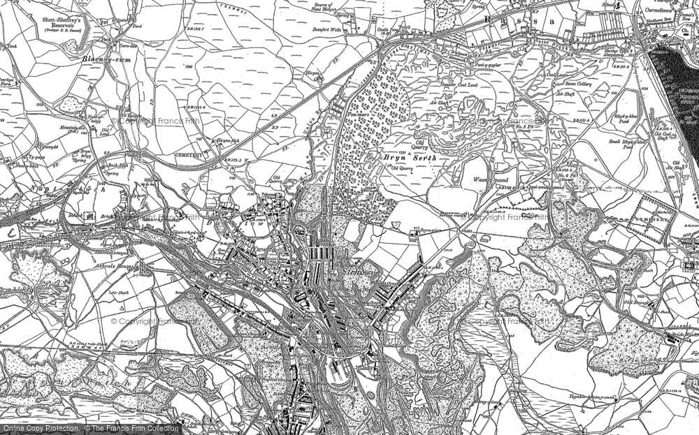 Old Map of Sirhowy, 1879 - 1903 in 1879