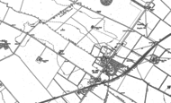 Old Map of Six Mile Bottom, 1885