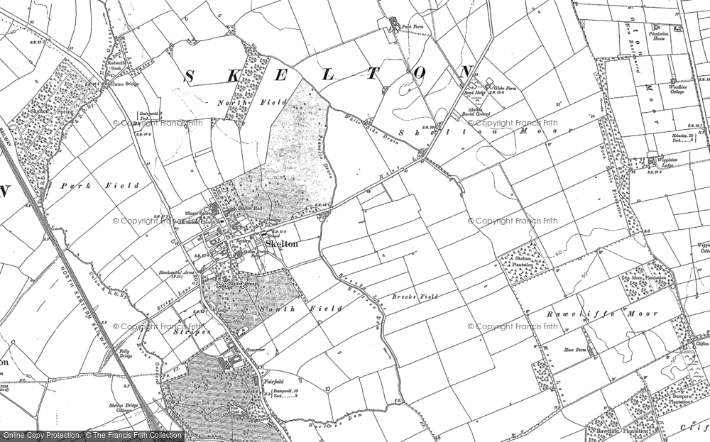 Old Map of Skelton, 1891 - 1892 in 1891