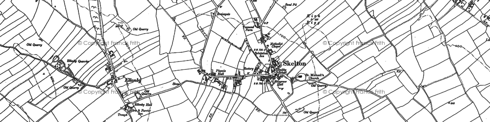 Old map of Skelton in 1898
