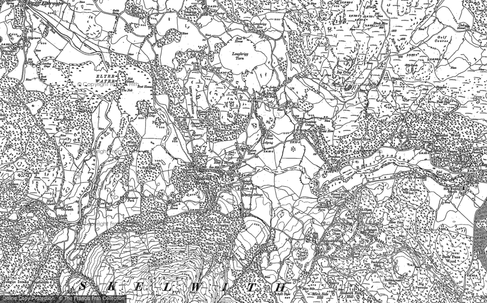 Old Map of Skelwith Bridge, 1897 - 1913 in 1897