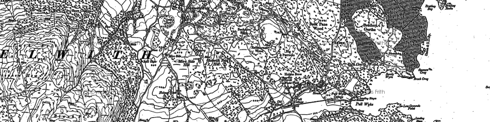 Old map of Skelwith Fold in 1912