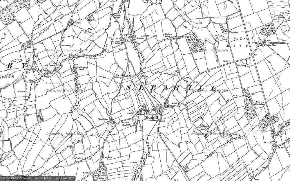 Old Map of Sleagill, 1897 in 1897