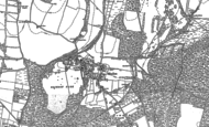 Old Map of Slindon, 1896