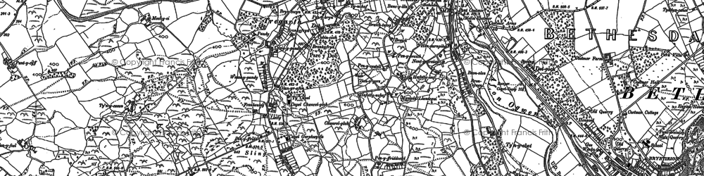 Old map of Sling in 1888