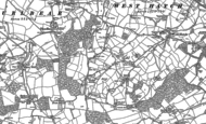 Old Map of Slough Green, 1886