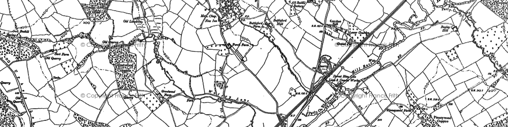 Old map of Smallridge in 1903