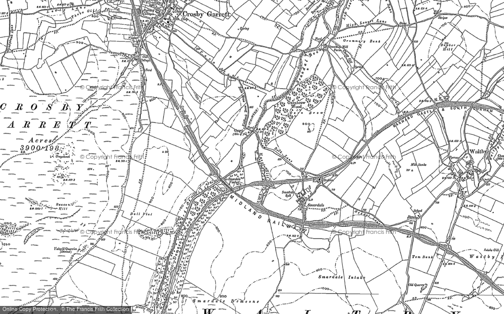 Old Map of Smardale, 1897 - 1913 in 1897