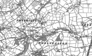 Old Map of Smethcott, 1882