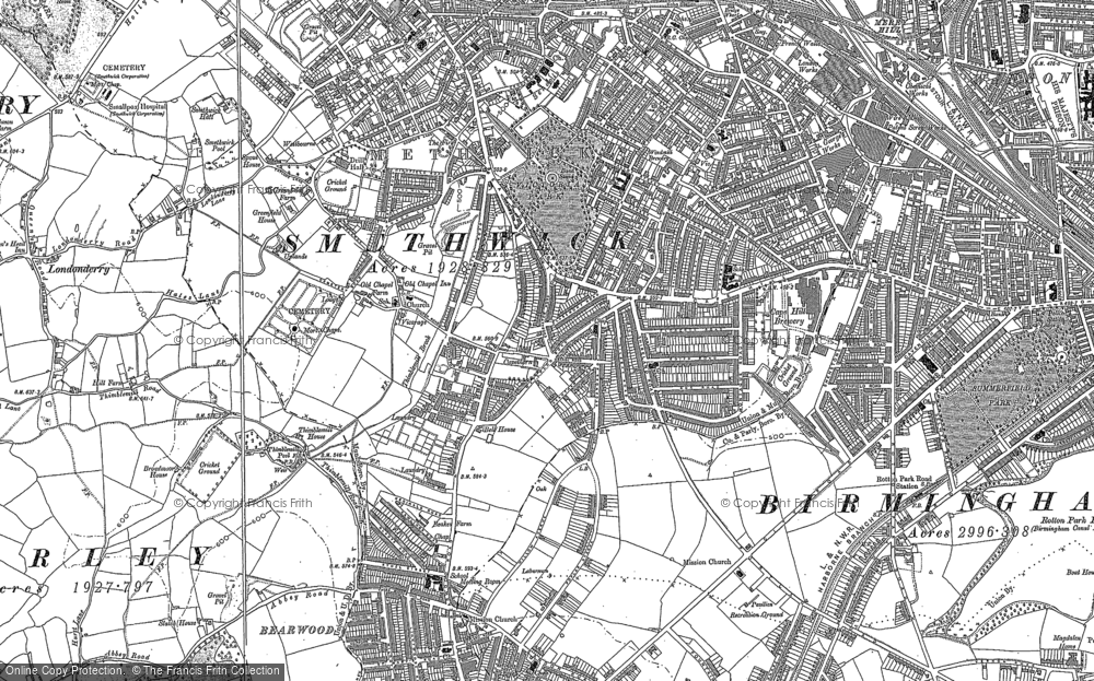 Historic Ordnance Survey Map of Smethwick, 1902 - 1903