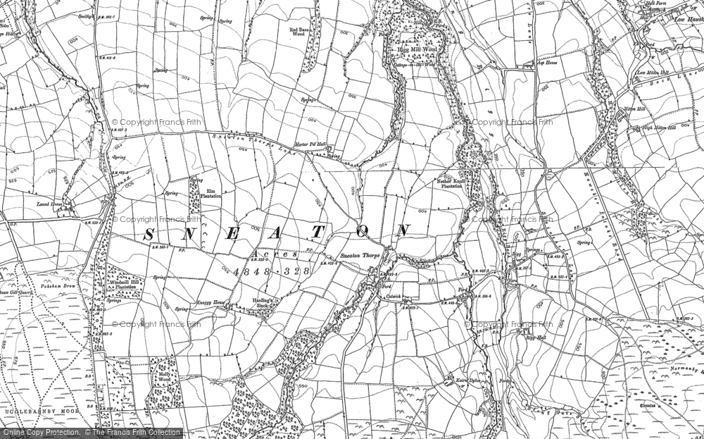 Old Map of Sneatonthorpe, 1892 in 1892