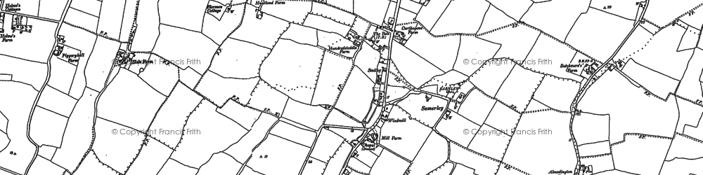 Old map of Somerley in 1898