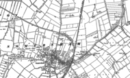 Old Map of Somersham, 1900