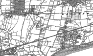 Old Map of Sompting, 1909