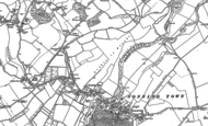 Old Map of Sonning Eye, 1910