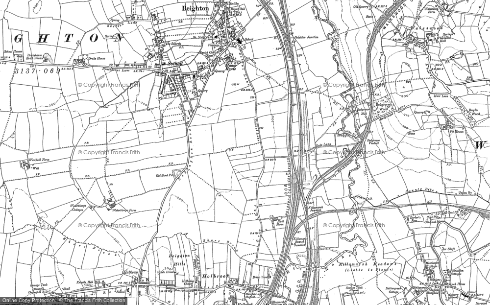 Old Map of Sothall, 1897 in 1897