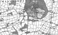 Old Map of Sotterley, 1883 - 1903