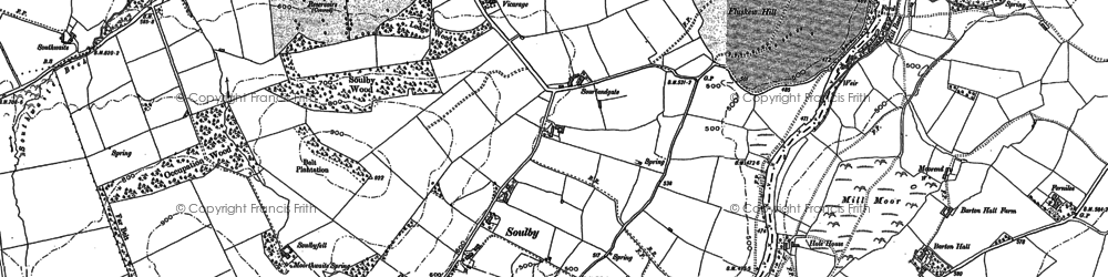 Old map of Soulby in 1897