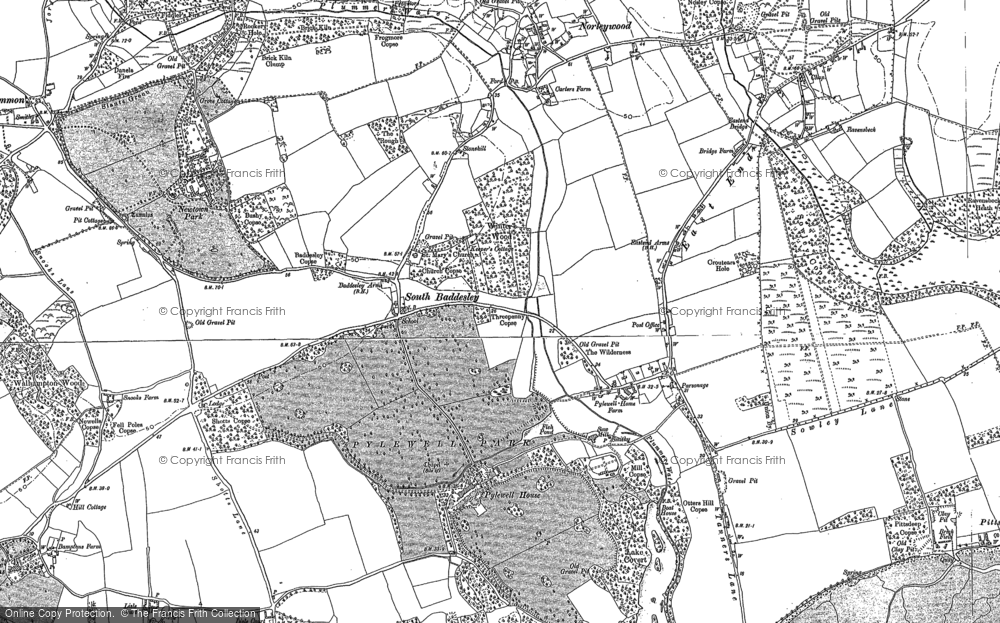 Old Map of South Baddesley, 1895 - 1907 in 1895
