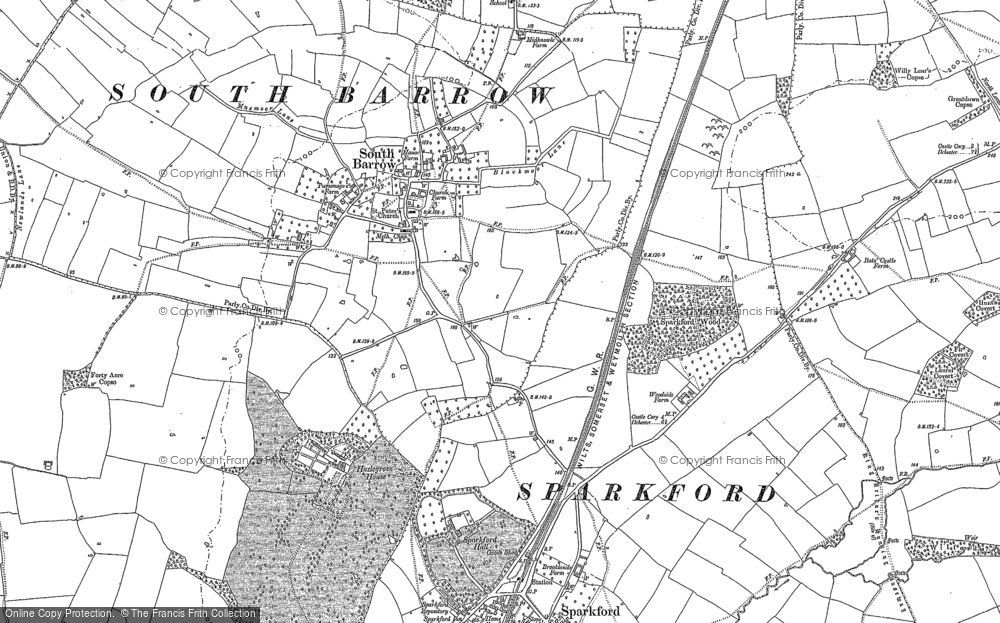 Old Map of South Barrow, 1885 in 1885