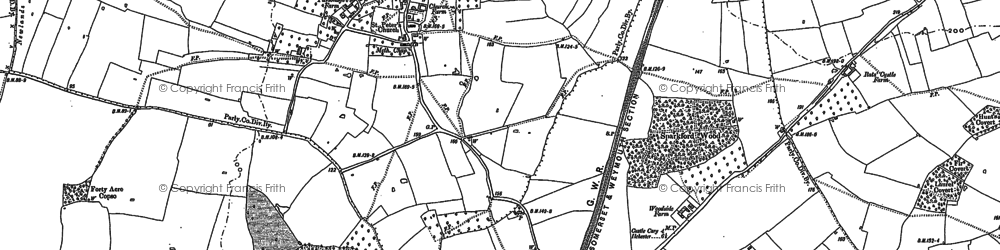Old map of South Barrow in 1885