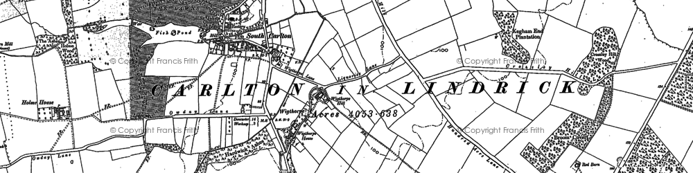 Old map of Forest Hill in 1897