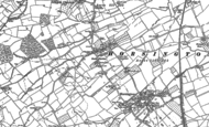 Old Map of South Cheriton, 1885
