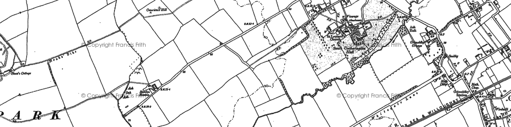 Old map of South Cockerington in 1888