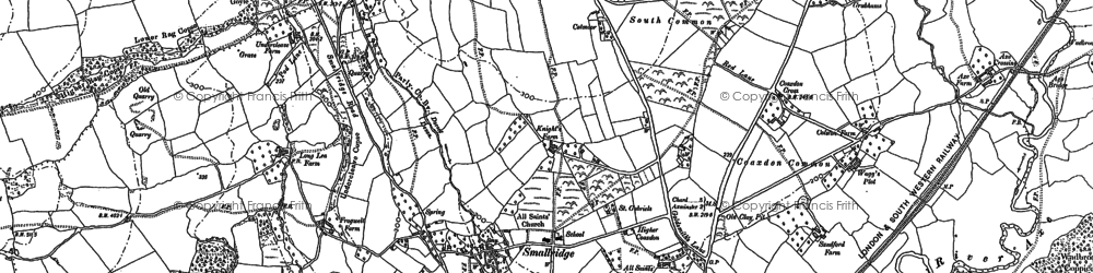Old map of South Common in 1903