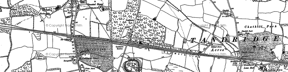 Old map of South Godstone in 1895