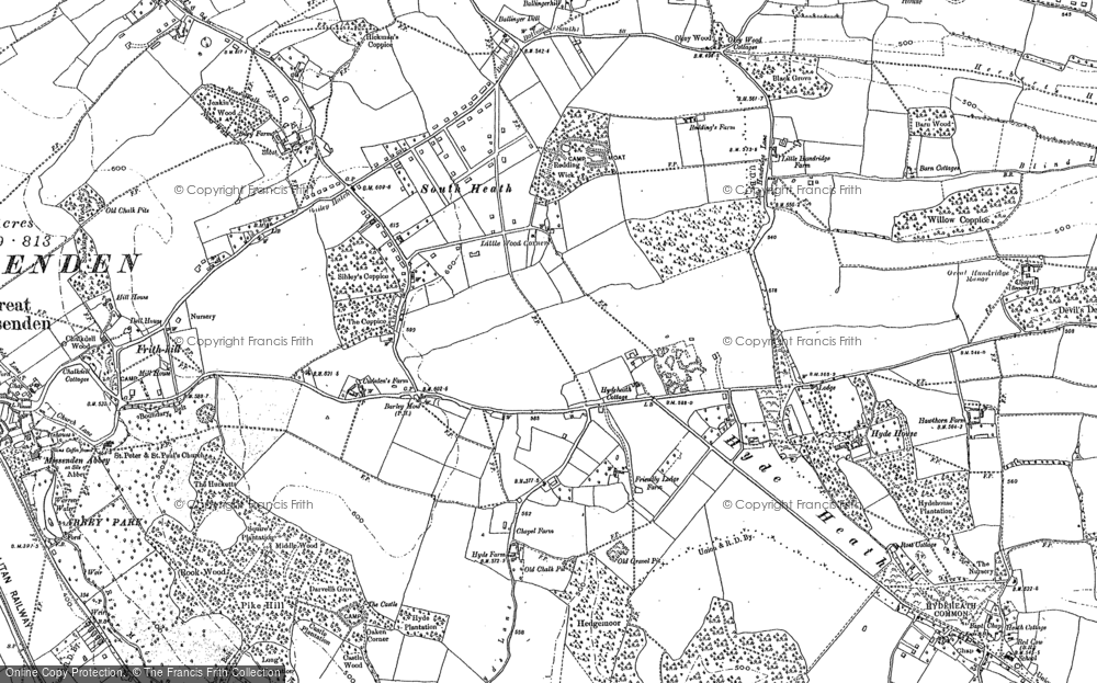 Old Map of South Heath, 1897 in 1897