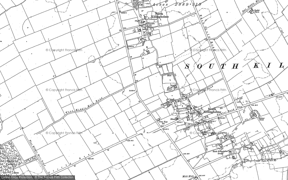 Old Map of South Killingholme, 1905 - 1906 in 1905