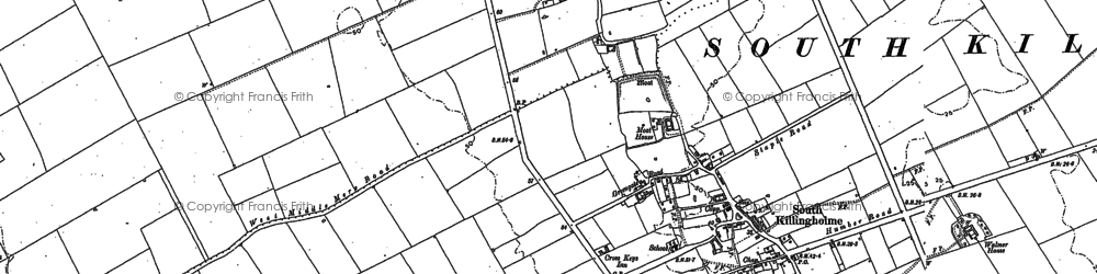 Old map of South Killingholme in 1905