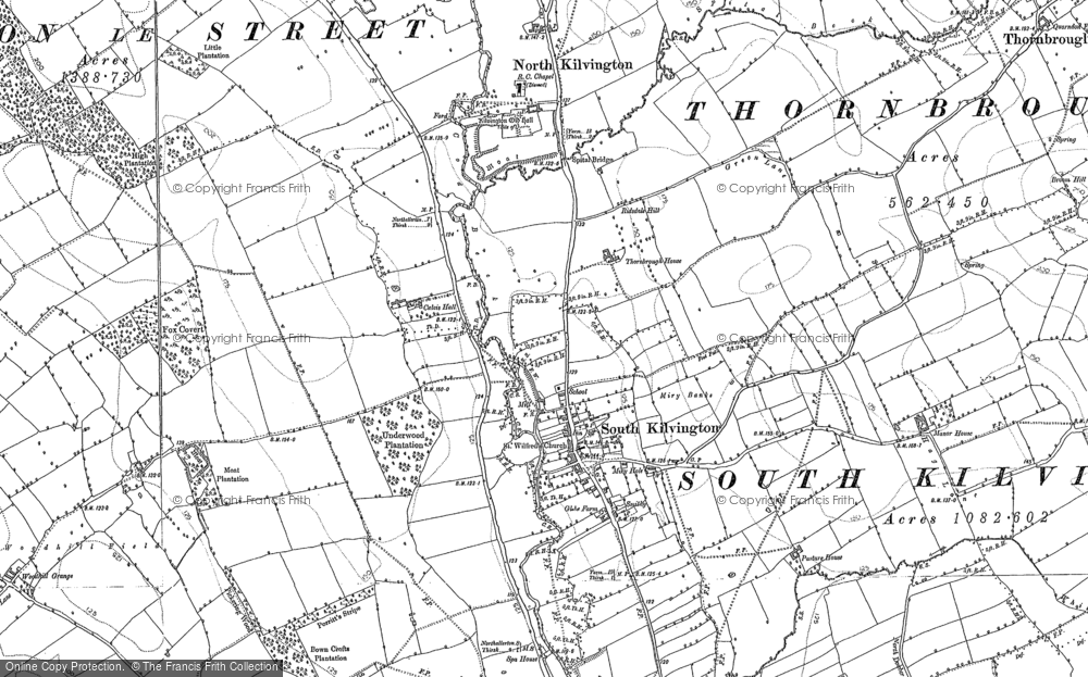 Old Map of South Kilvington, 1891 - 1892 in 1891