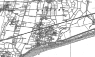 Old Map of South Lancing, 1909