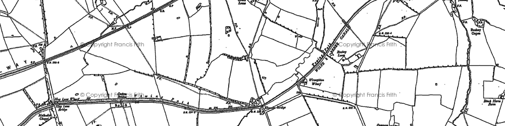 Old map of South Leaze in 1899