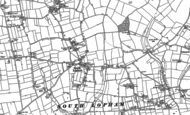 Old Map of South Lopham, 1903 - 1904