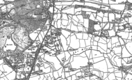 Old Map of South Merstham, 1895