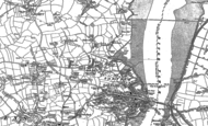 Old Map of South Pill, 1865 - 1905