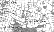 Old Map of South Runcton, 1884
