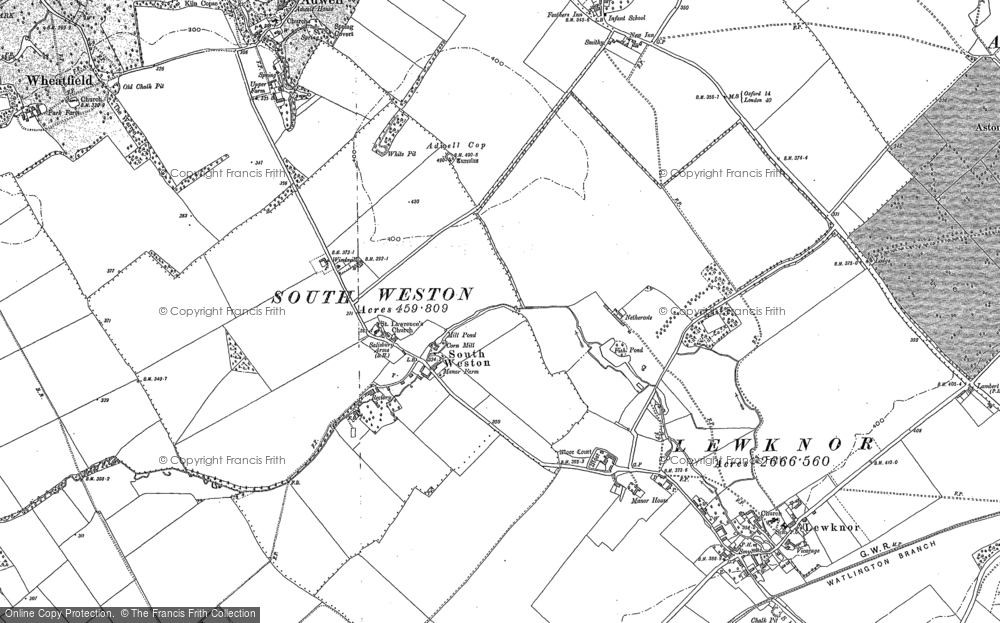 Old Map of South Weston, 1897 - 1919 in 1897