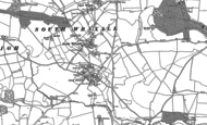 Old Map of South Wraxall, 1922