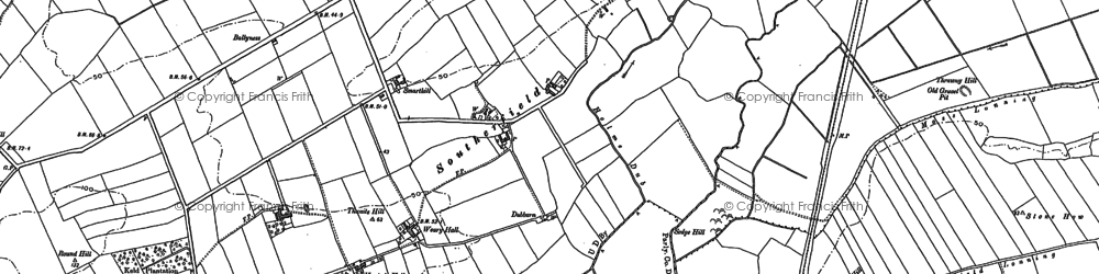 Old map of Kingmoor in 1899