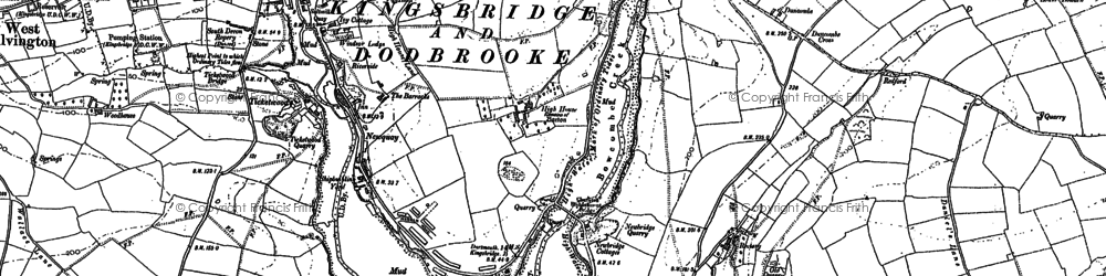 Old map of Southville in 1904