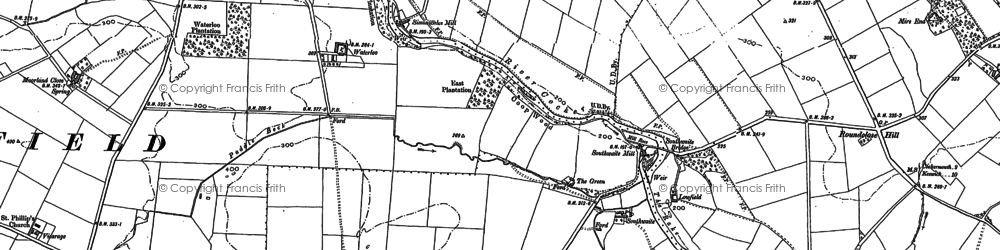 Old map of Bouch Ho in 1898