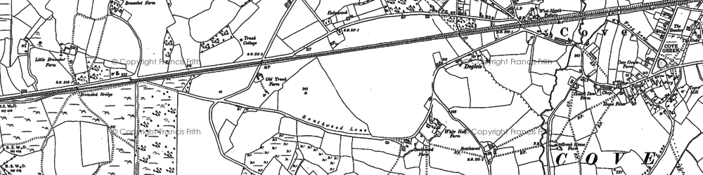 Old map of Southwood in 1909